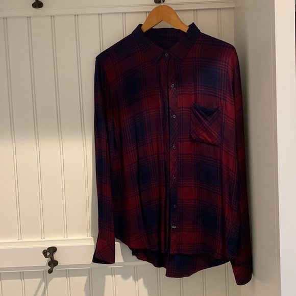 Soft Rails flannel, super cute, perfect for the fall. All occasion wear! - Picture 1 of 2